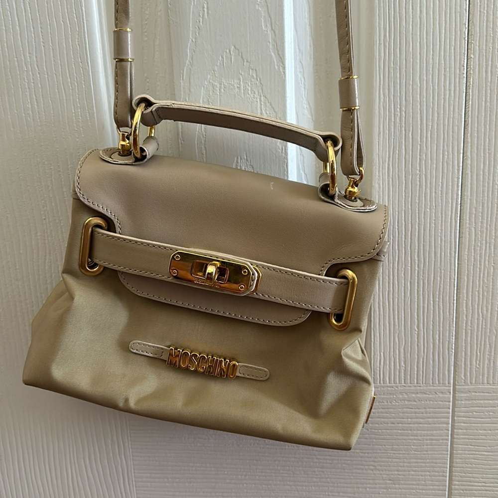 Moschino cross body mini bag | with gold hardware | vintage